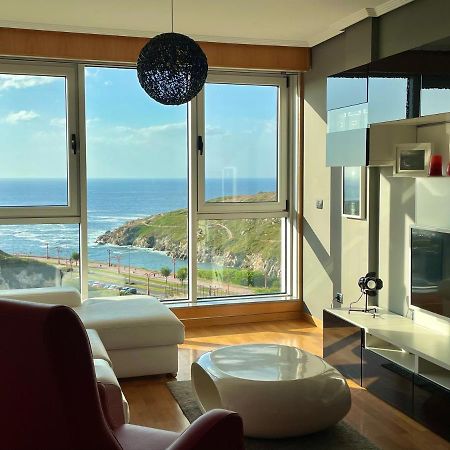 Parking, Vistas Al Mar Y Tres Habitaciones A Coruna Luaran gambar
